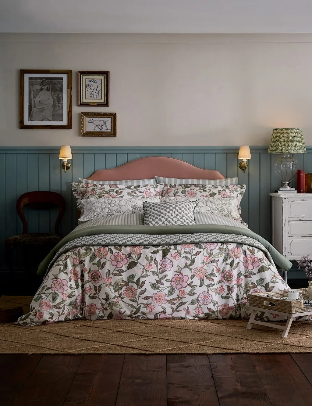 Single Bedding Set Floral - Multi, Cotton image