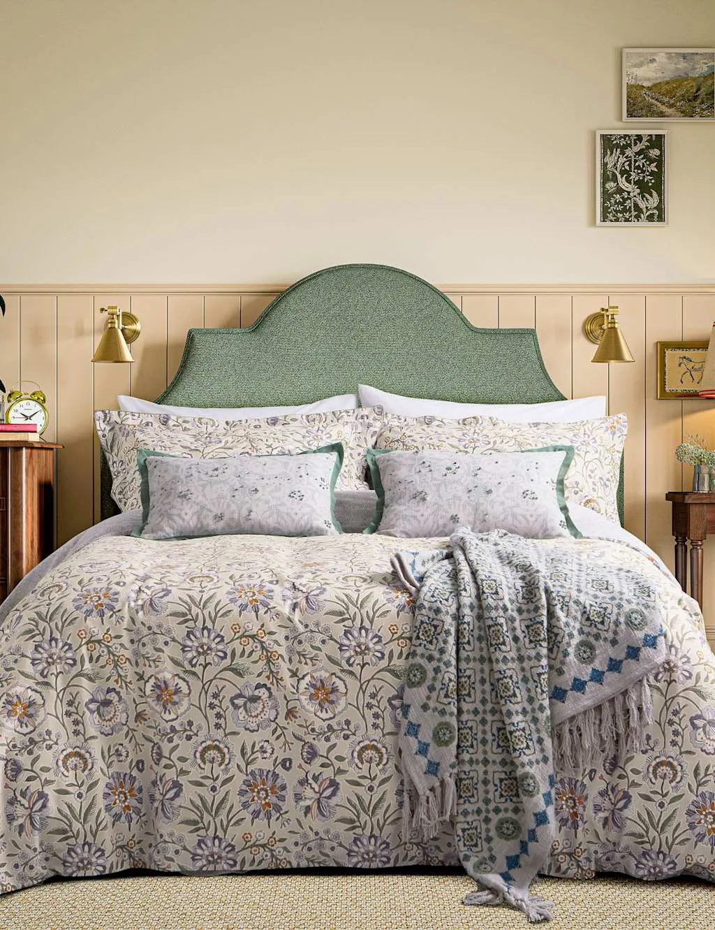 Single Bedding Set Floral - Multi image