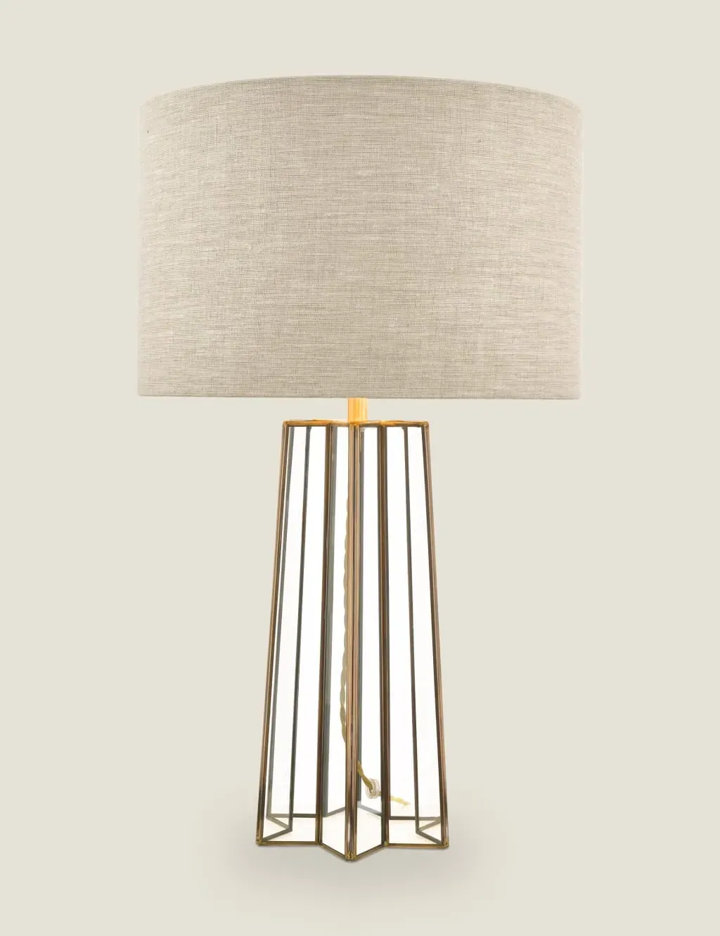 Star Table Lamp - Antique Brass, Metal