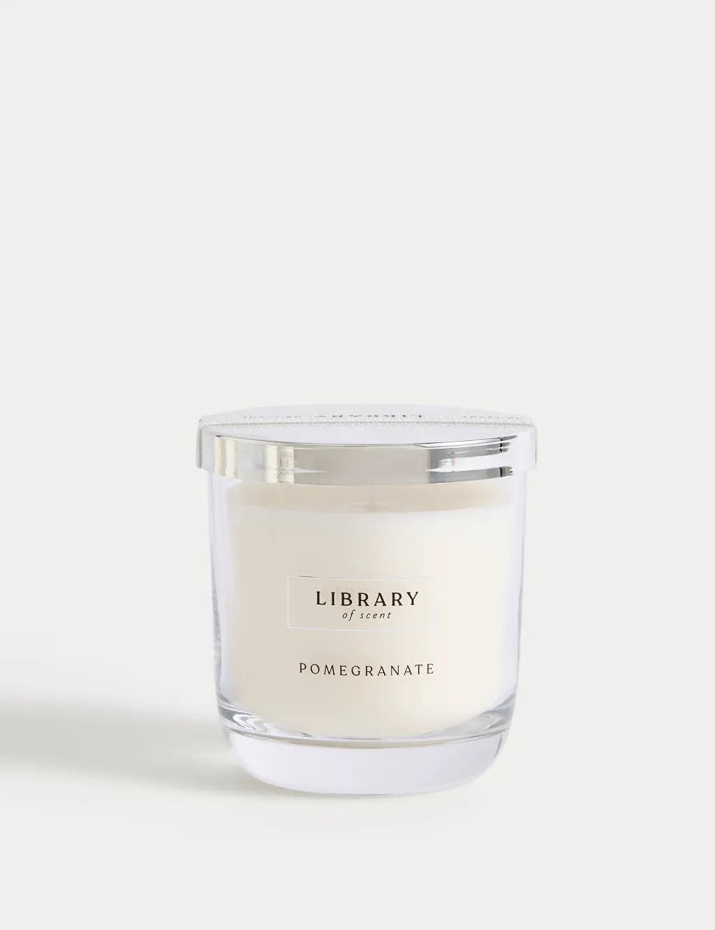 Scented Candle Pomegranate - White Mix, Glass image