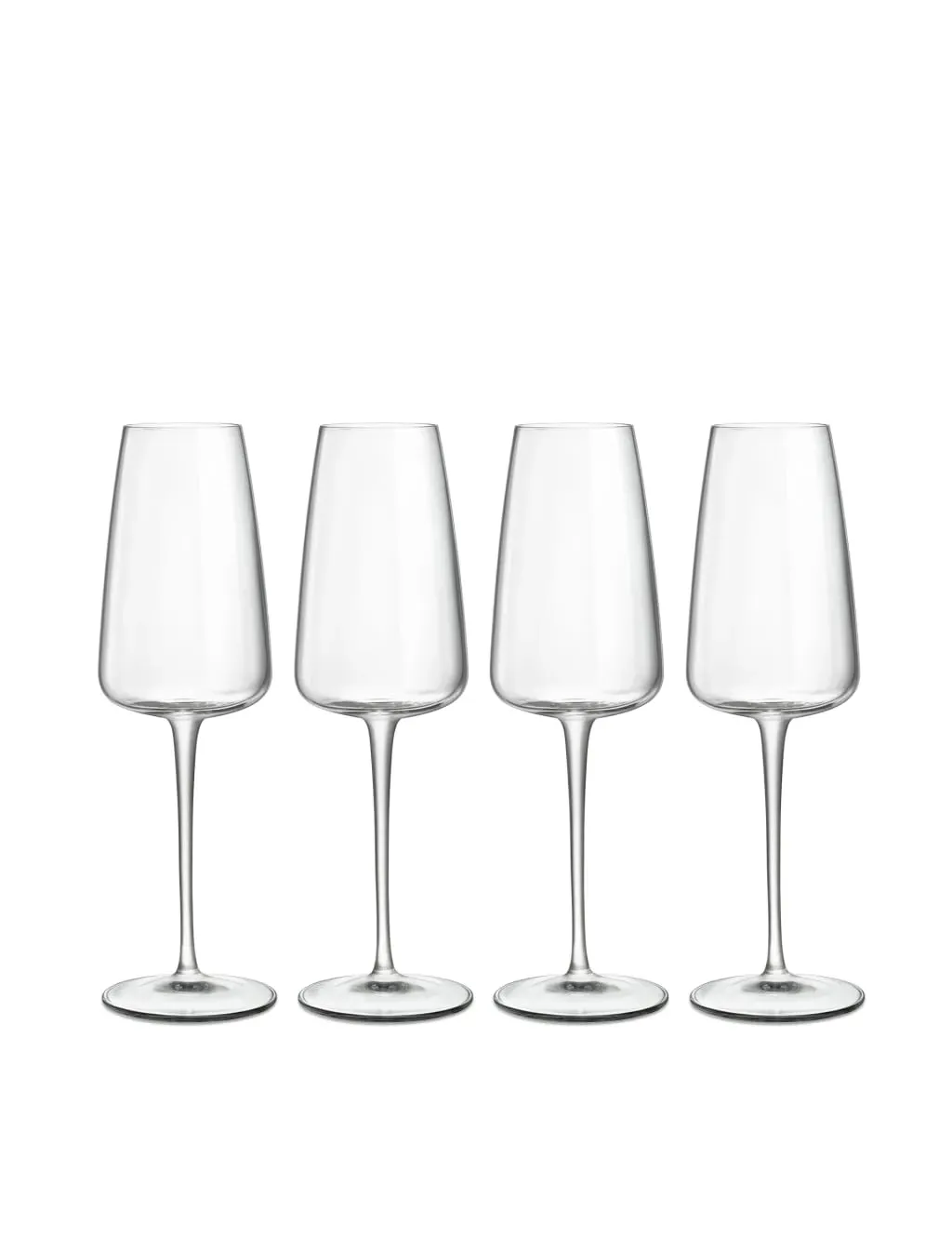 4-Piece Champagne Flute Set - Clear Glass image