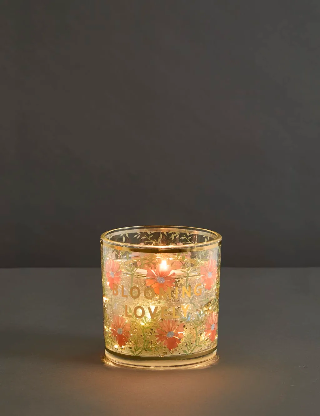 Light Up Candle with LED - Multi, Glass