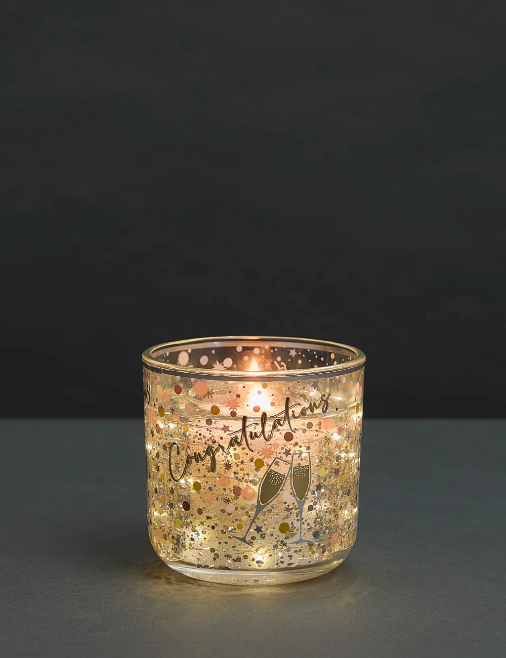 Light Up Candle with LEDs - White Mix image