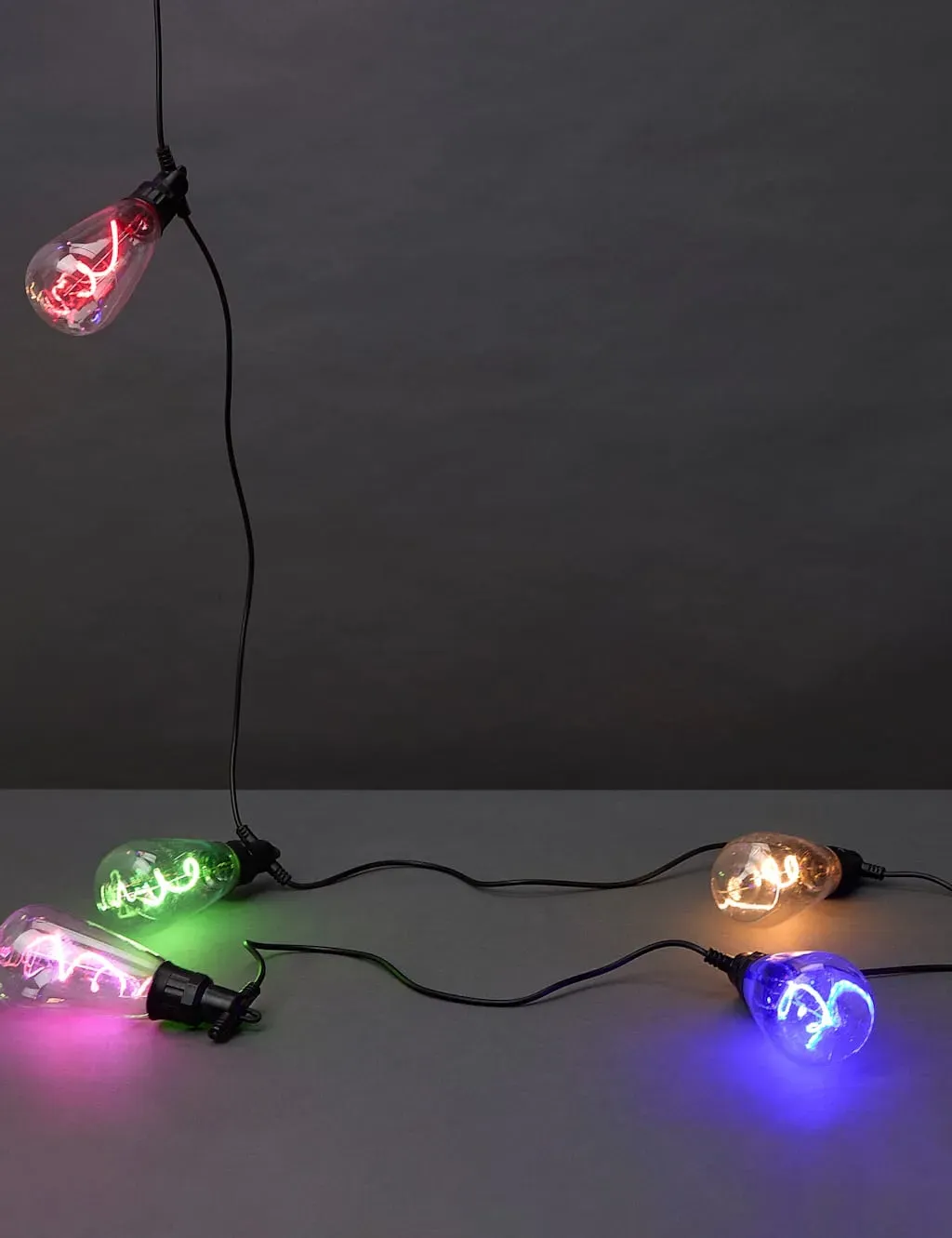 10-Light LED Festoon String Lights - Multi