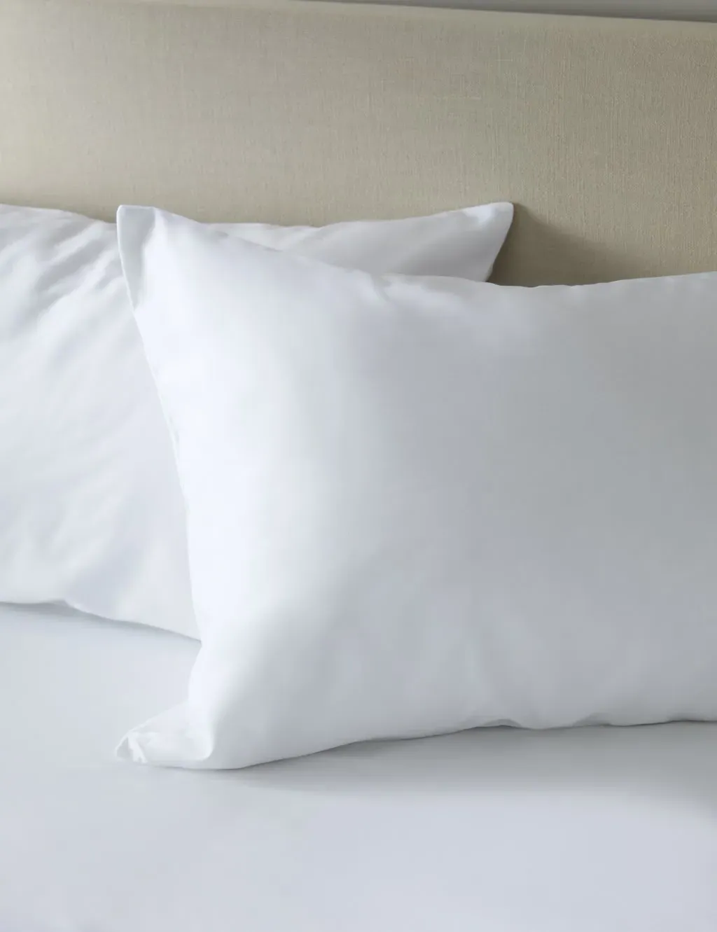 2 Pack Soft & Silky Pillowcases - White, Lyocell
