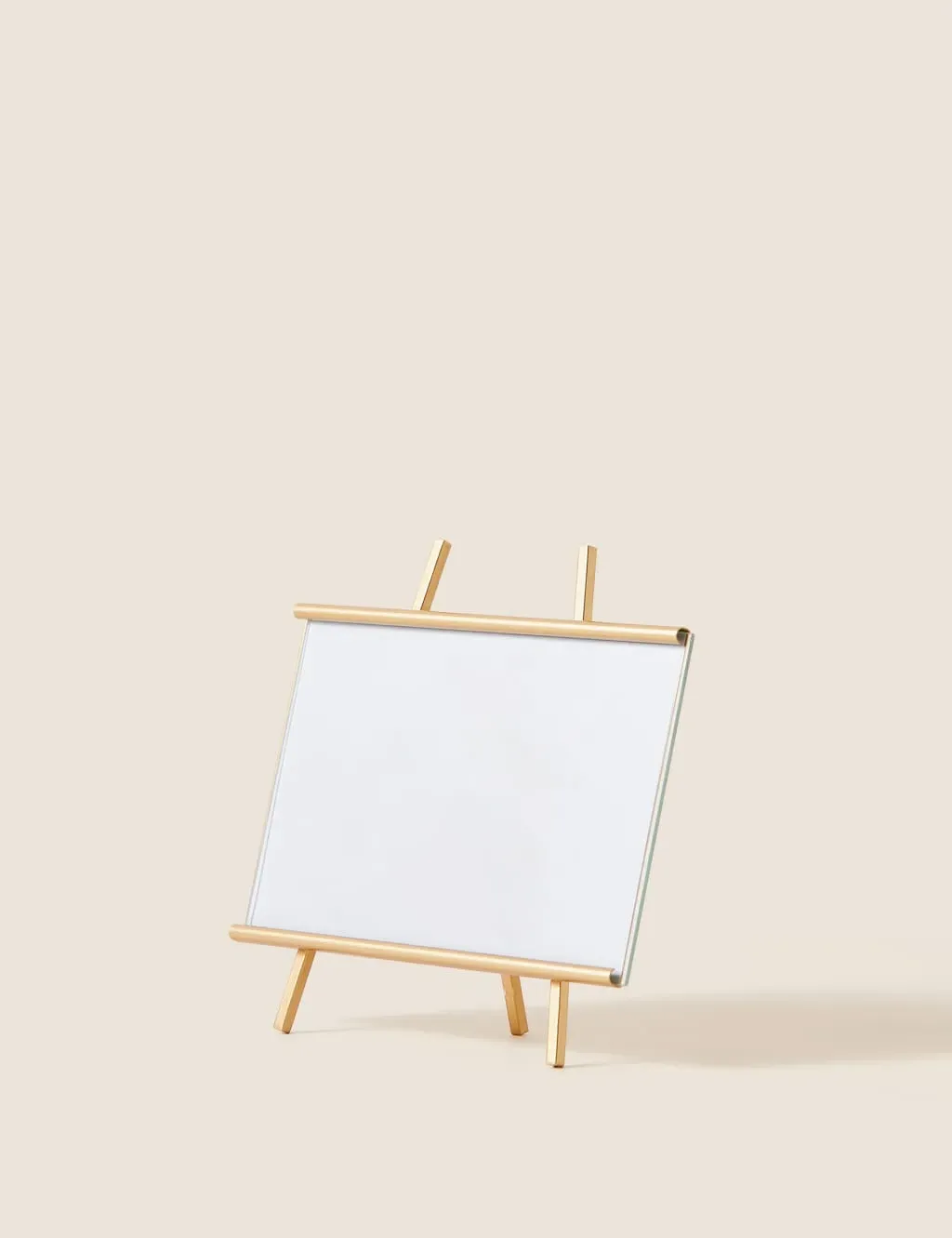 4x6 Easel Photo Frame with Stand - Gold, Metal image