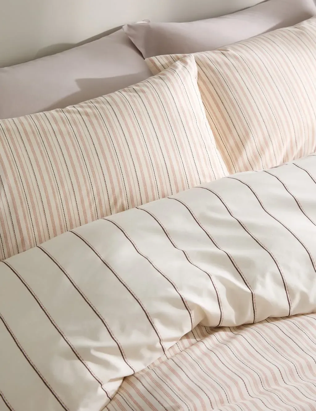 6FT Bedding Set with StayNew - Ecru Mix, Cotton