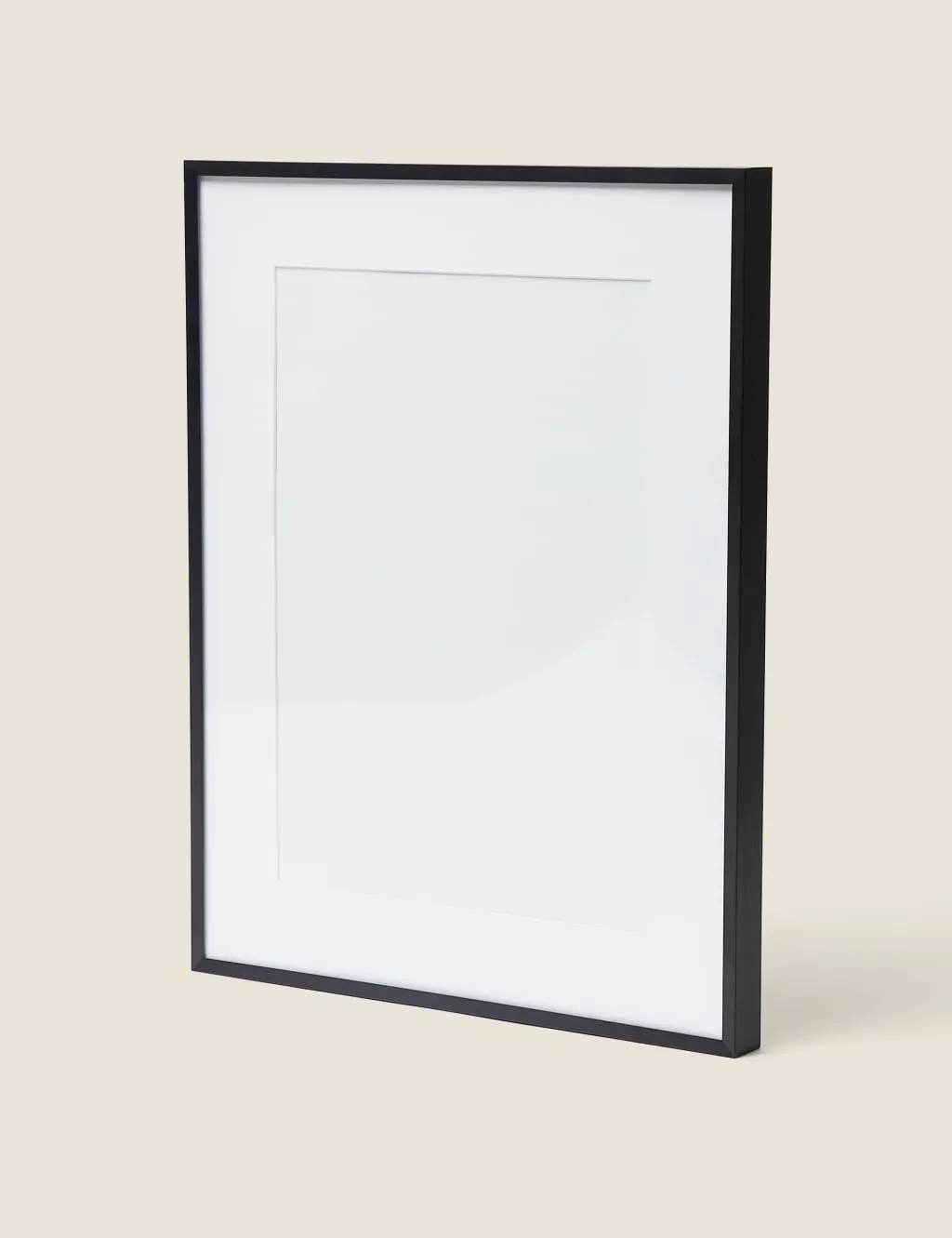 A4 Photo Frame with Mount - Black, Metal image