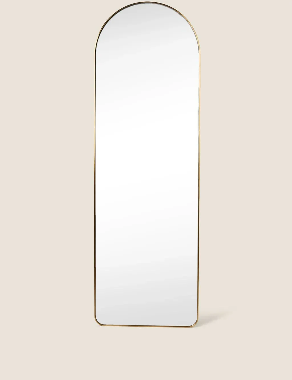 Arch Full Length Mirror - Antique Brass, Metal image
