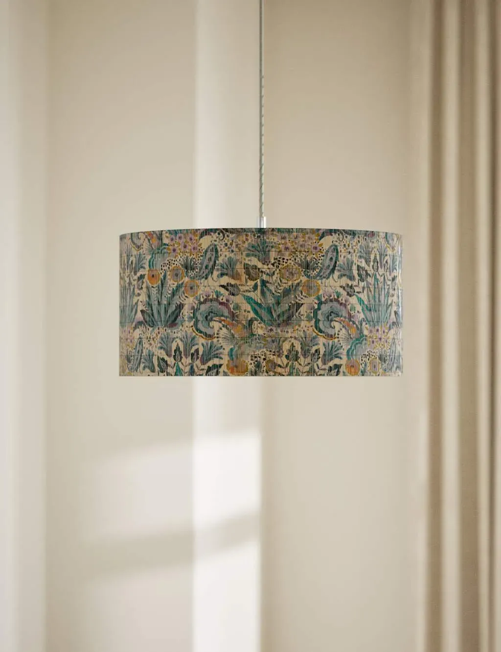 Bamboo Print Shade - Natural image