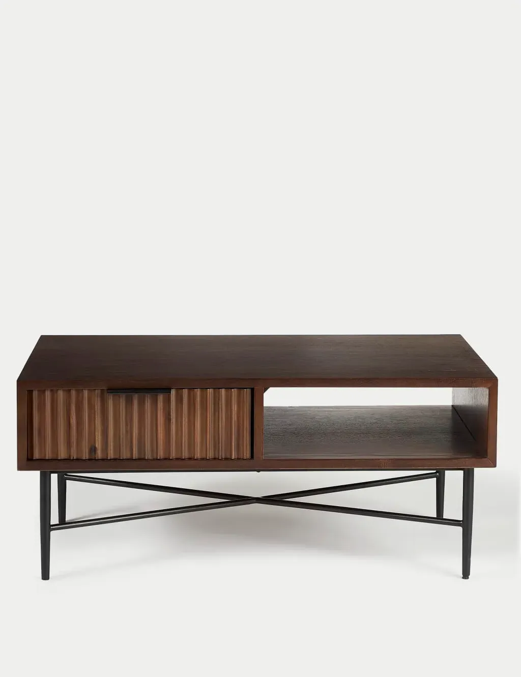 Coffee Table with Storage - Walnut, Acacia