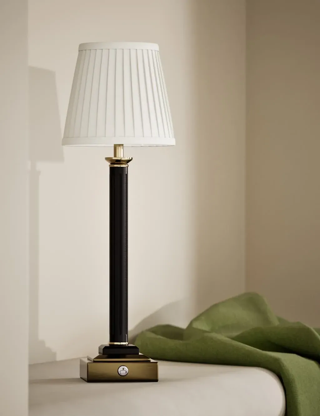 Column Table Lamp Rechargeable - Black, Resin image