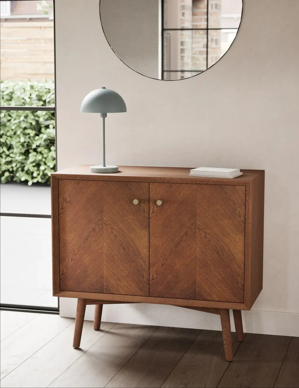 Compact Sideboard with Soft-Close Doors - Walnut image
