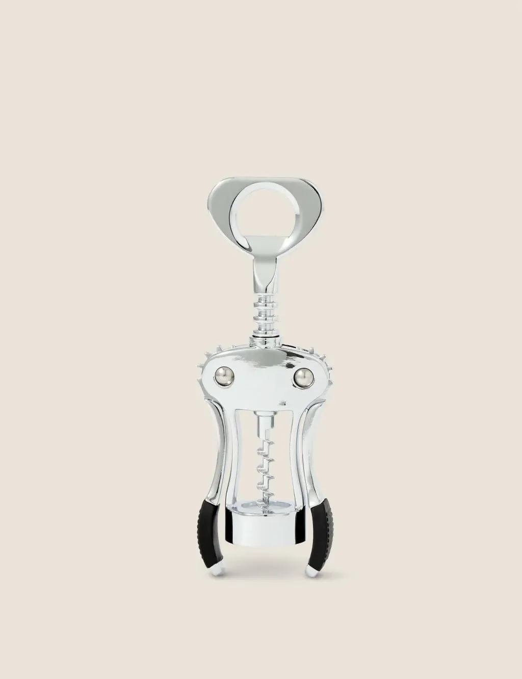 Corkscrew with Bottle Opener - Silver, Steel image