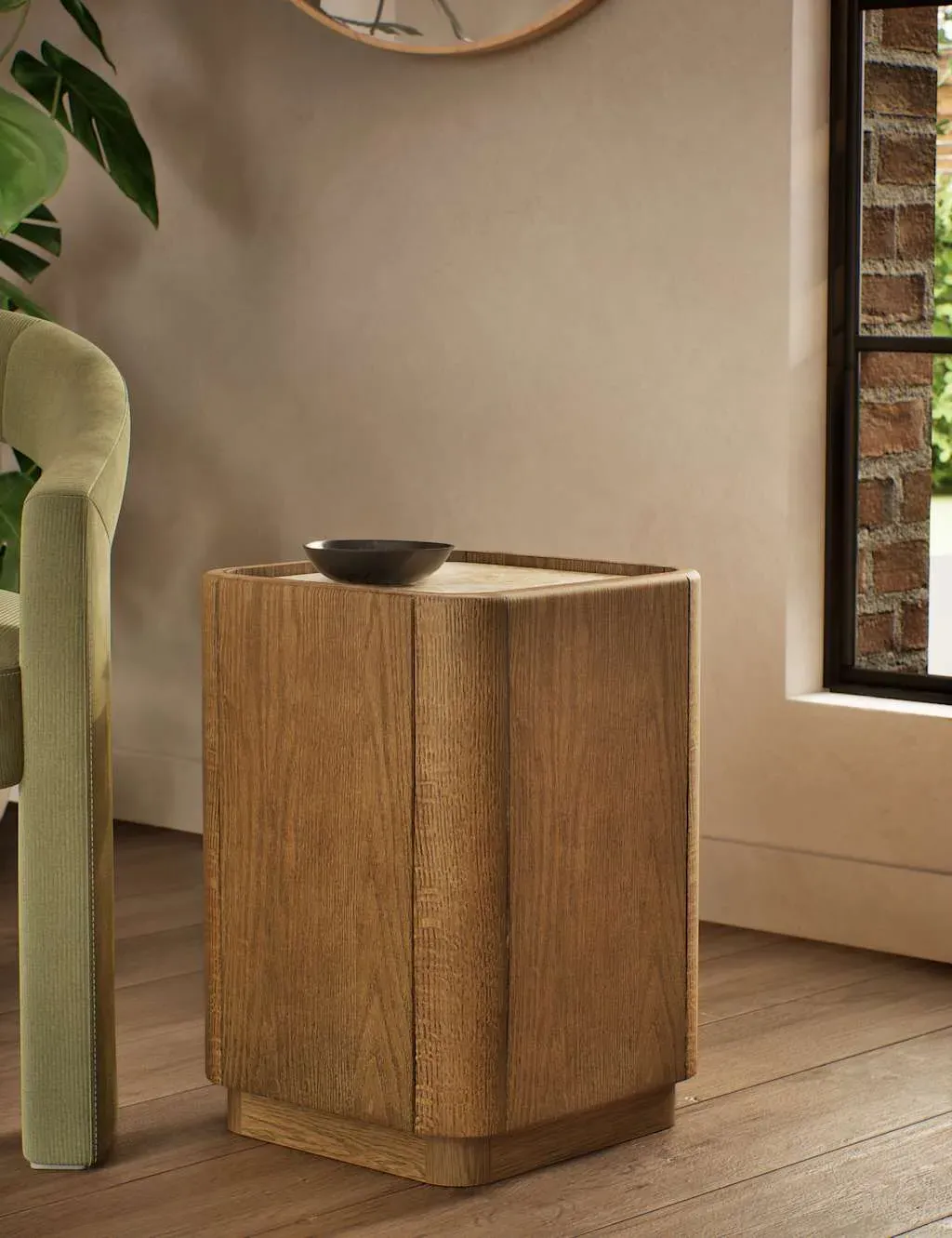 Dempsey Side Table - Natural Mix, Oak image
