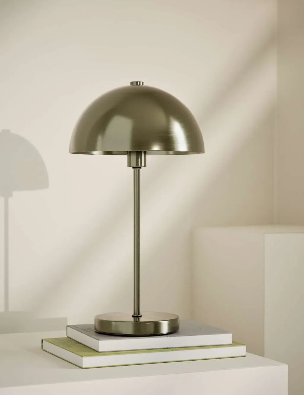 Dome Table Lamp - Antique Brass, Metal image