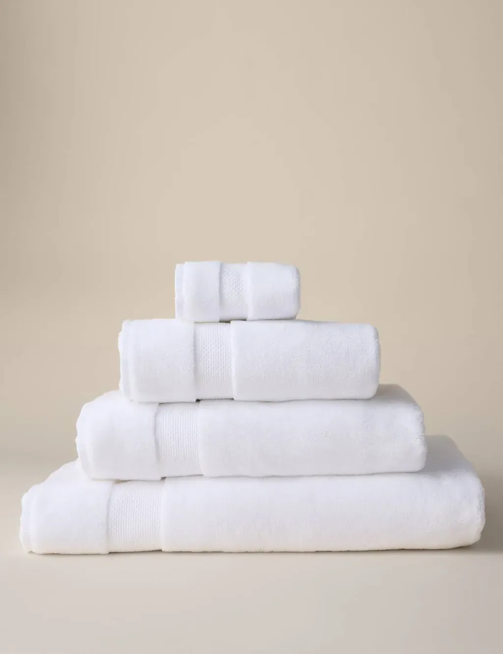 Face Towel Hotel Quality - White, Turkish Cotton image
