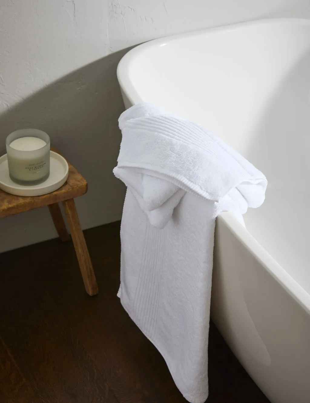 Hand Towel Luxury - White, Egyptian Cotton image