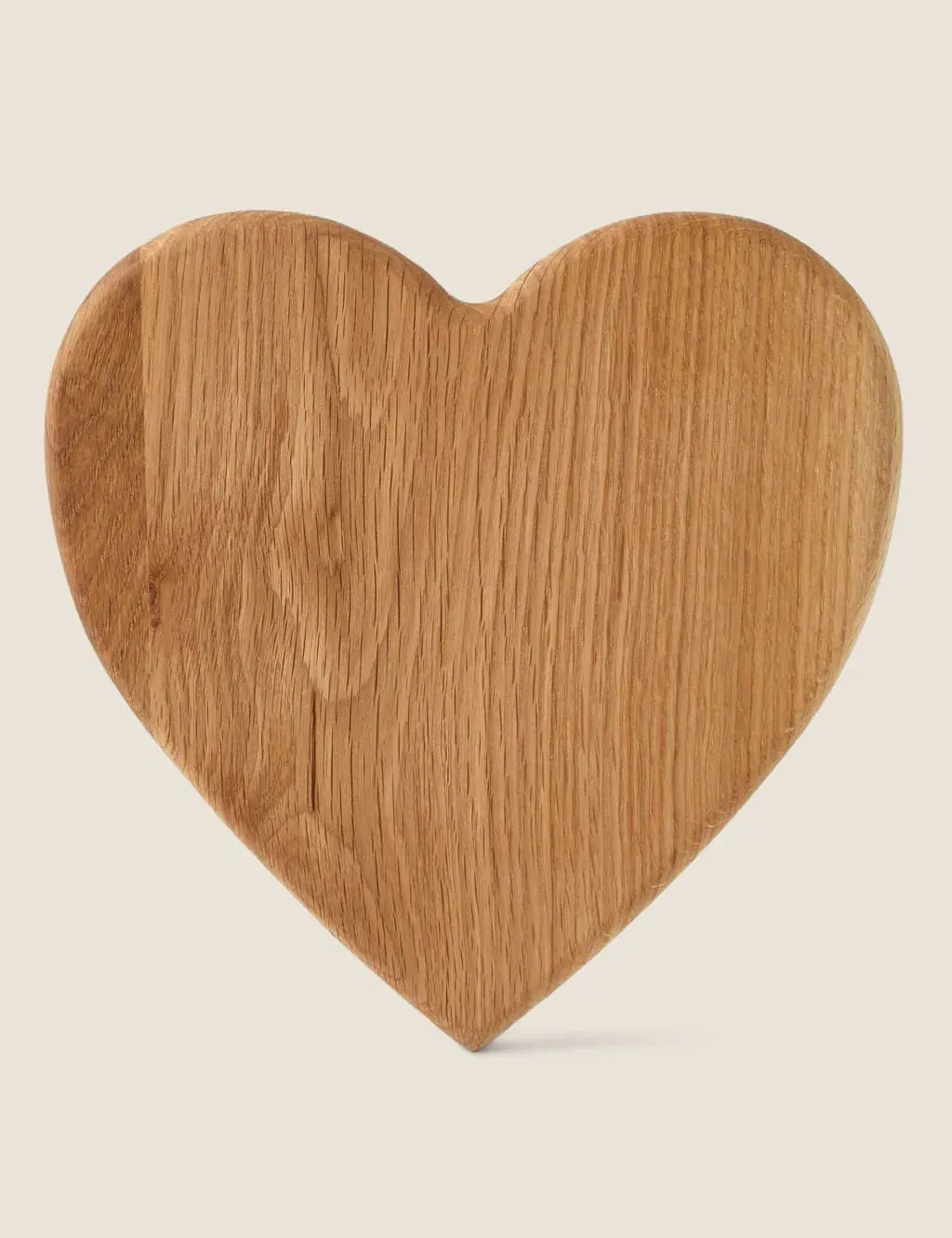Heart Chopping Board - Oak, Solid Wood image