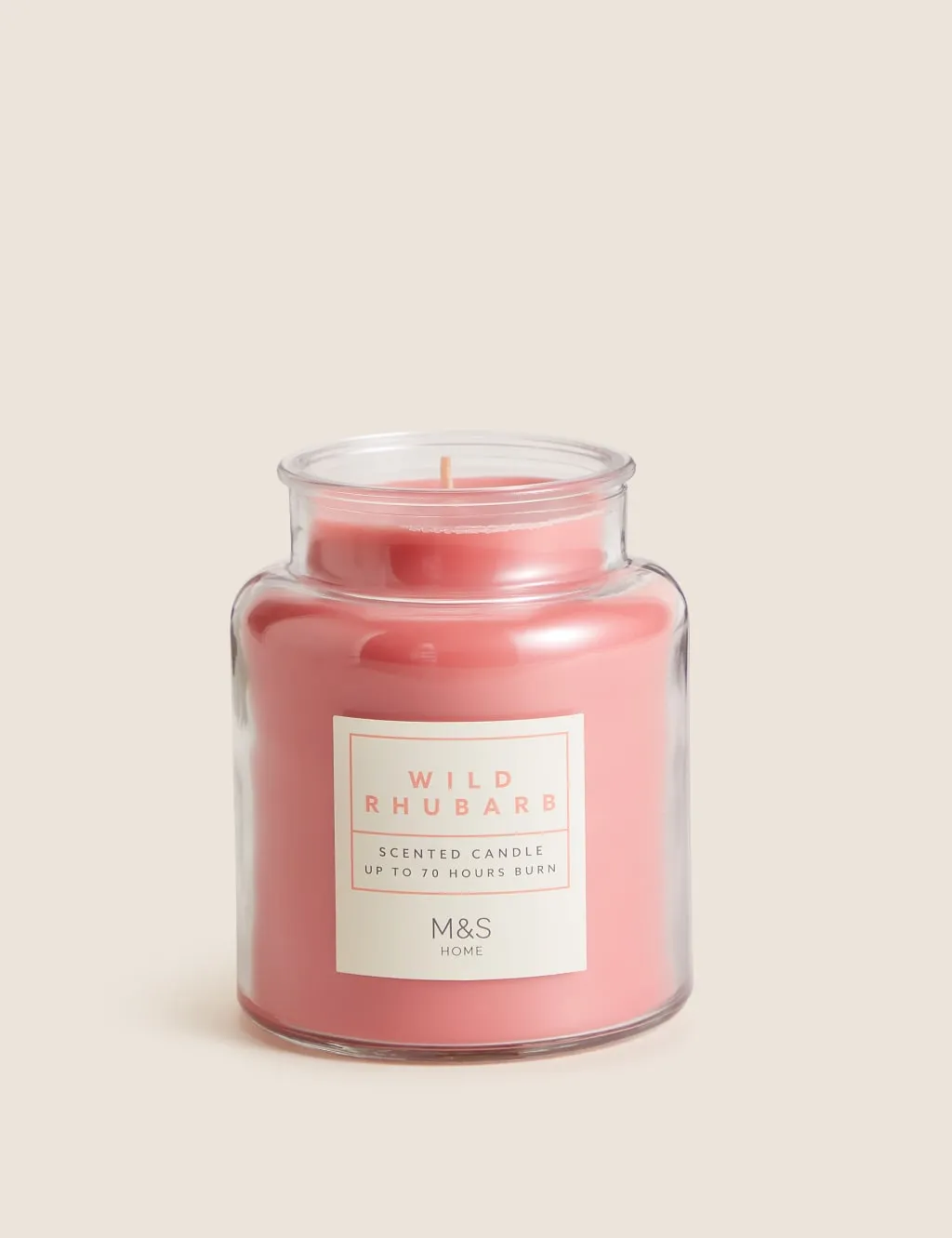 Jar Candle Wild Rhubarb - Pink