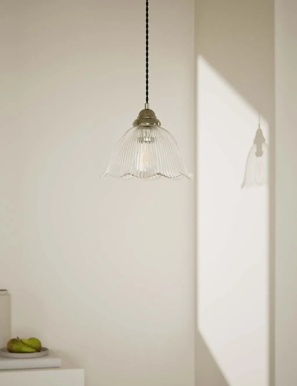 Josephine Pendant Light - Pea Green, Glass