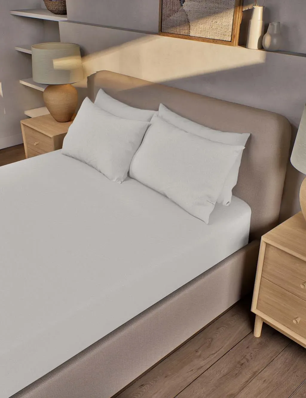 King Size Extra Deep Fitted Sheet - Cotton