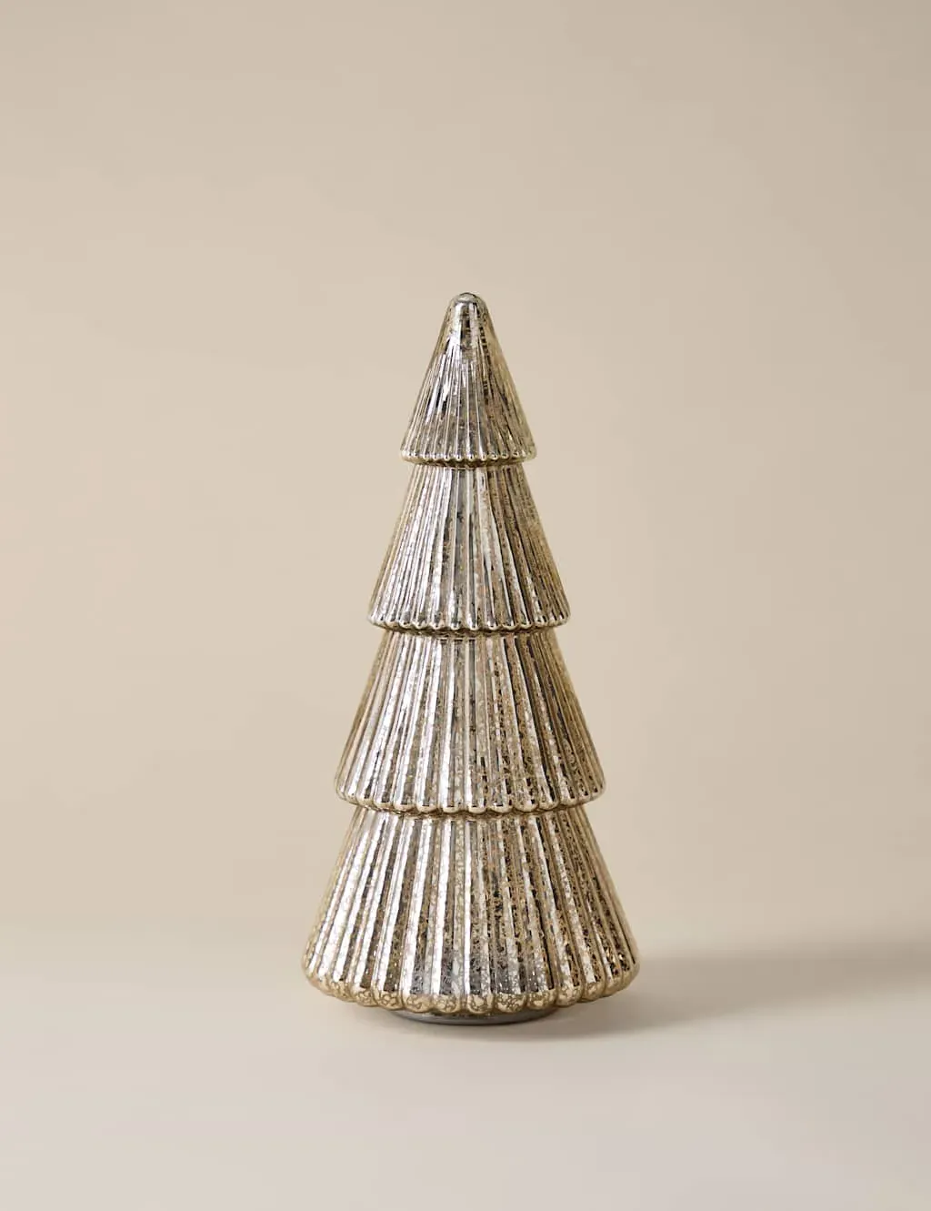 Large Light Up Tree Decoration - Silver Mix image