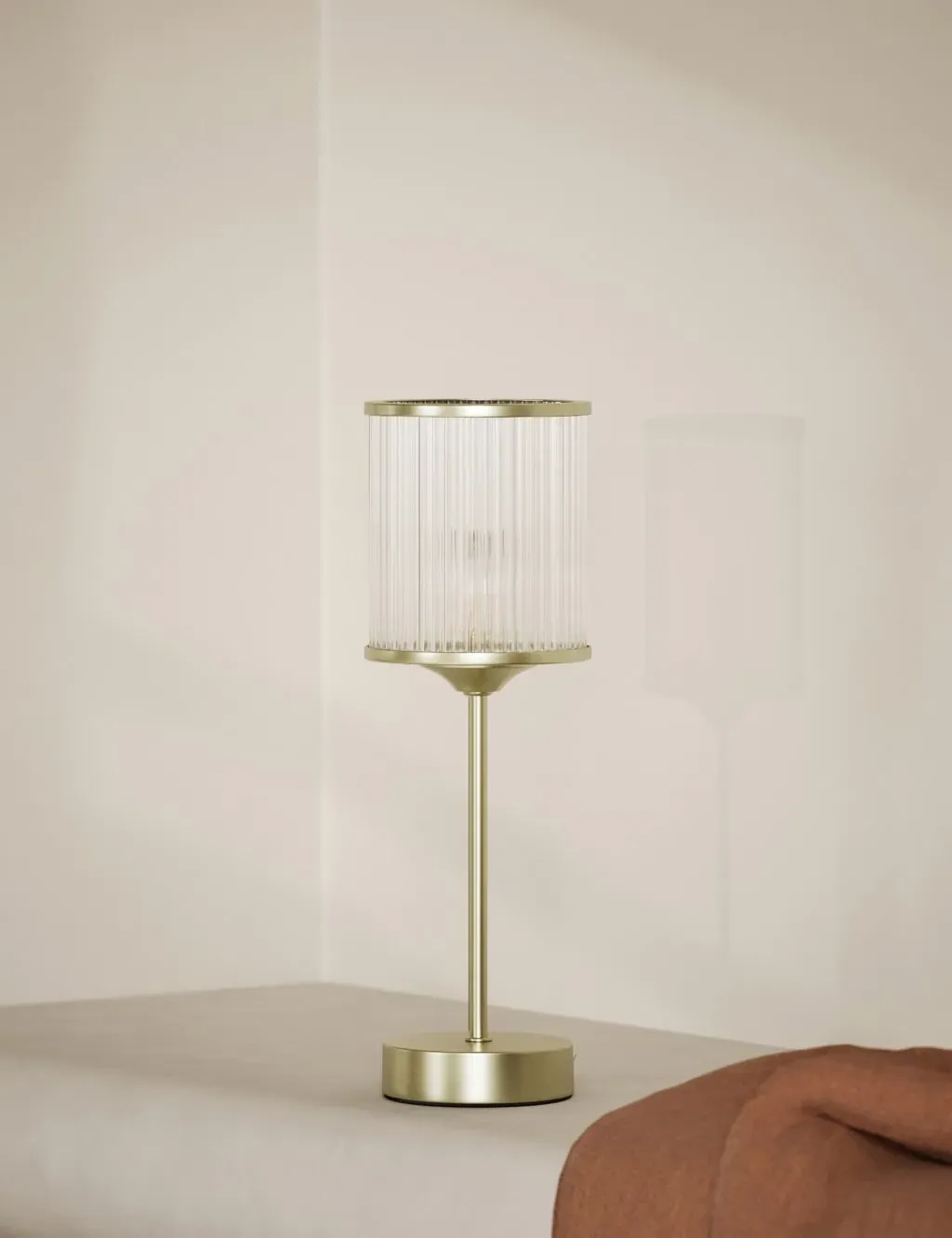 Monroe Rechargeable Table Lamp - Antique Brass image