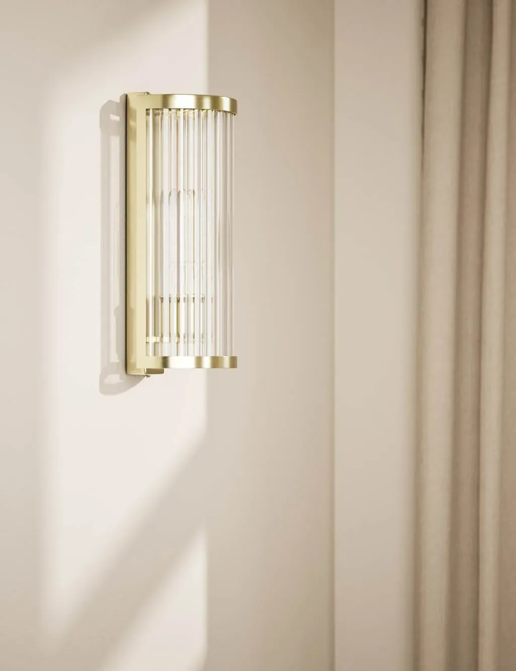 Monroe Wall Light - Antique Brass, Metal image