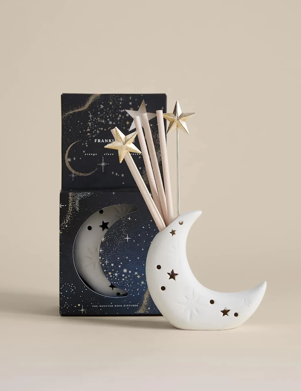 Moon Diffuser Frankincense & Myrrh - Chrome image