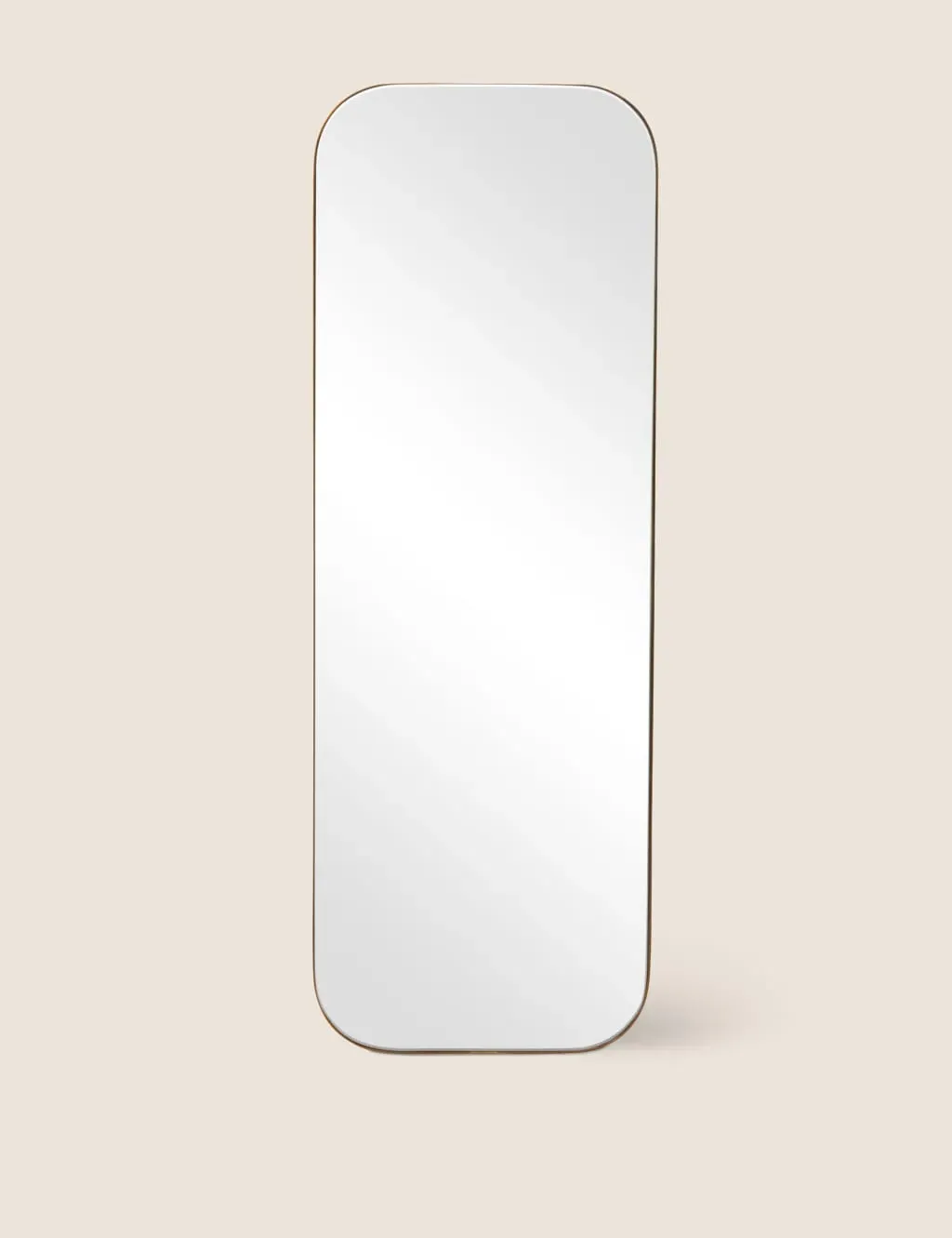 Oblong Mirror - Gold image