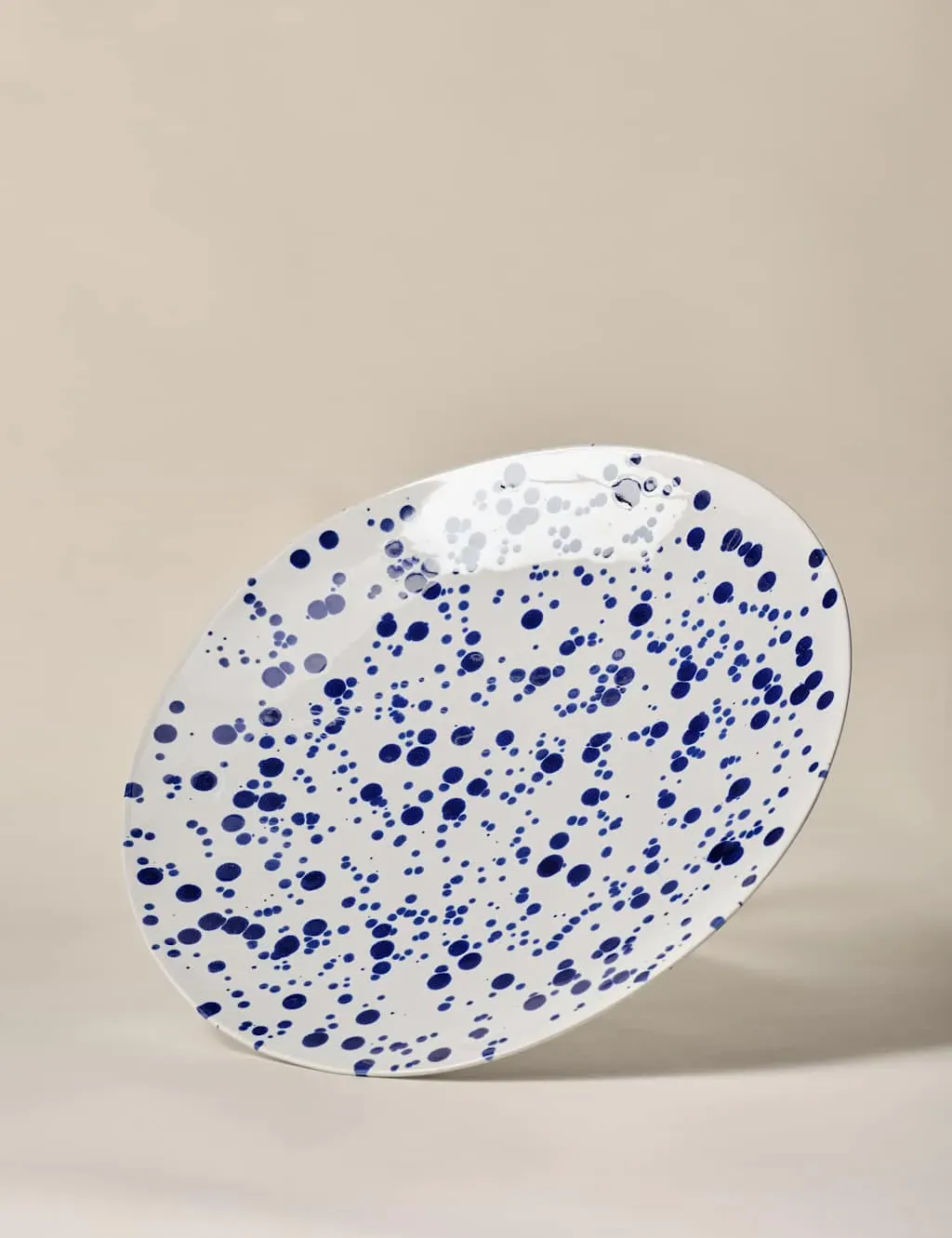 Paint Splat Platter - Blue Mix, Stoneware image
