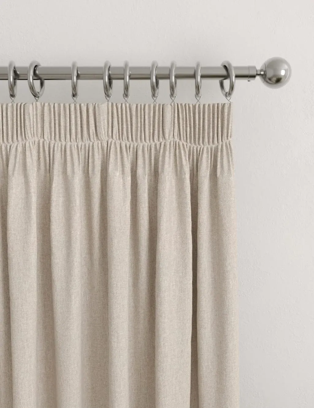 Pencil Pleat Blackout Curtains - Champagne
