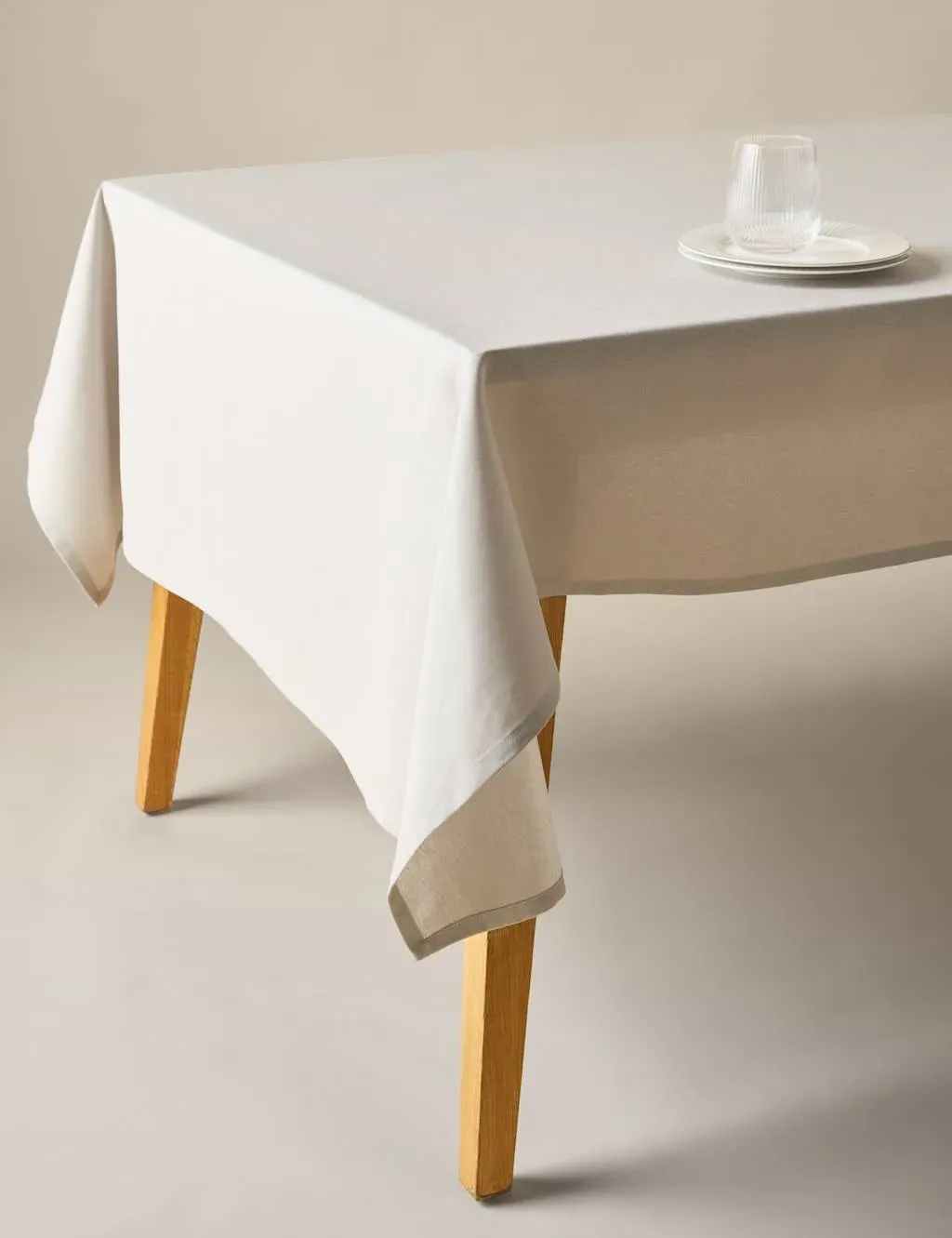 Pure Cotton Tablecloth - Grey image