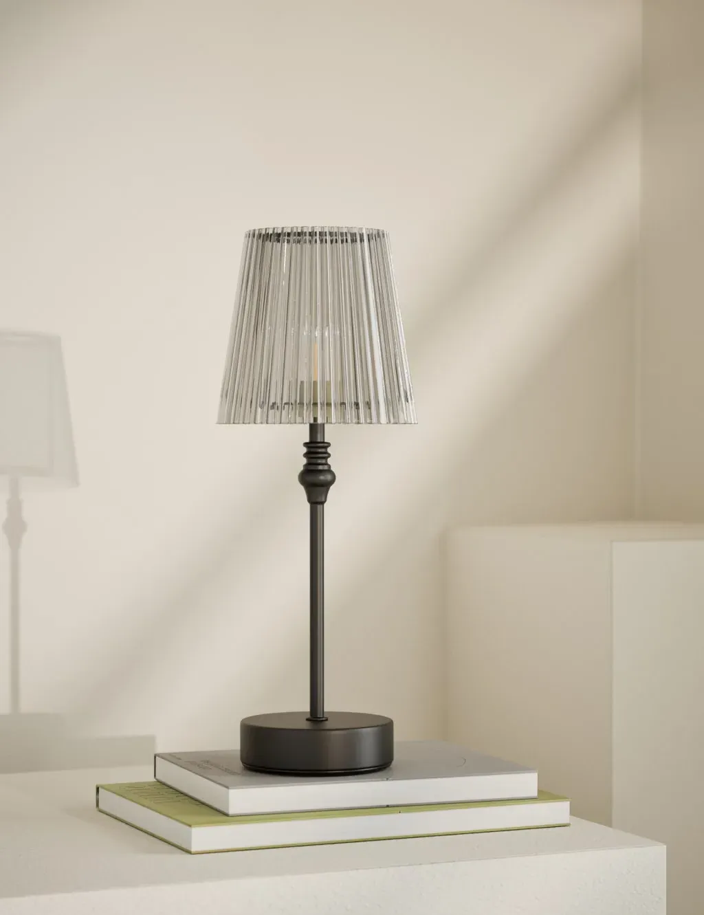 Rechargeable Table Lamp with Touch Control - Black