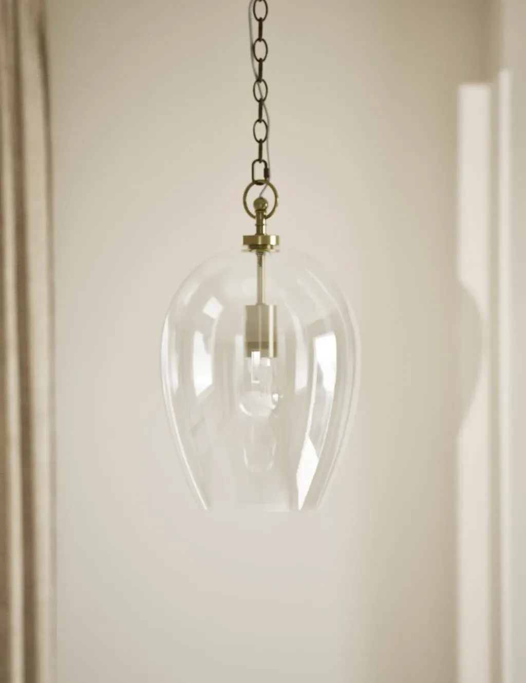 Round Pendant Light - Clear, Glass