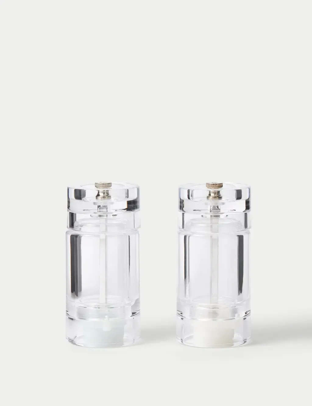 Salt & Pepper Mills Set - Clear image