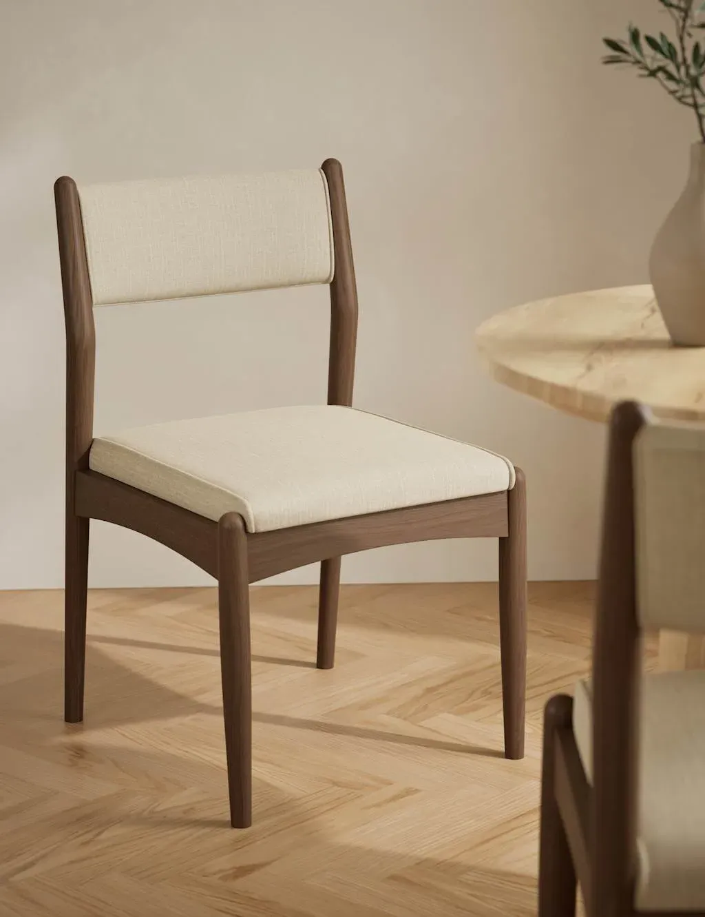 Set of 2 Dining Chairs - Natural, Oak image