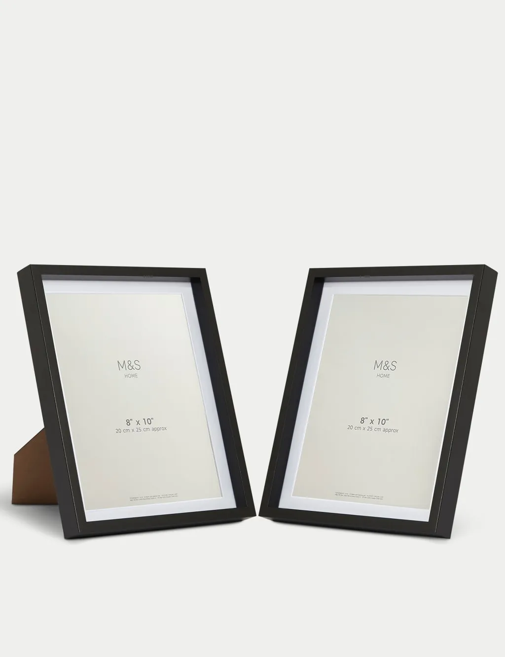 Set of 2 Photo Frames 8x10 Inch - Black