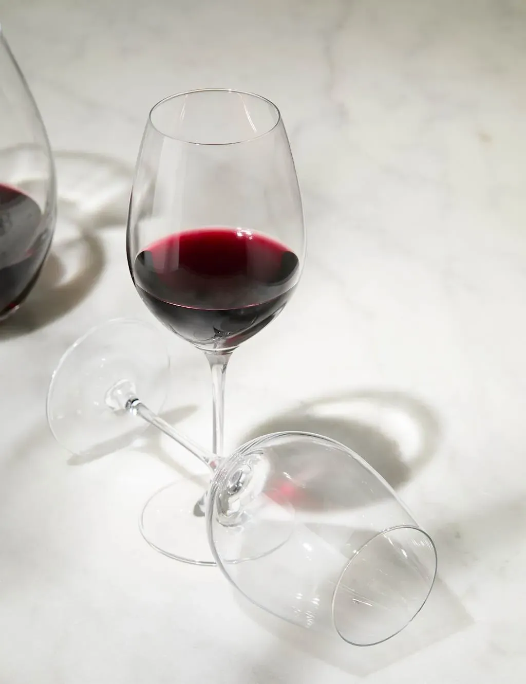 Set of 4 Red Wine Glasses - Clear, Crystal image