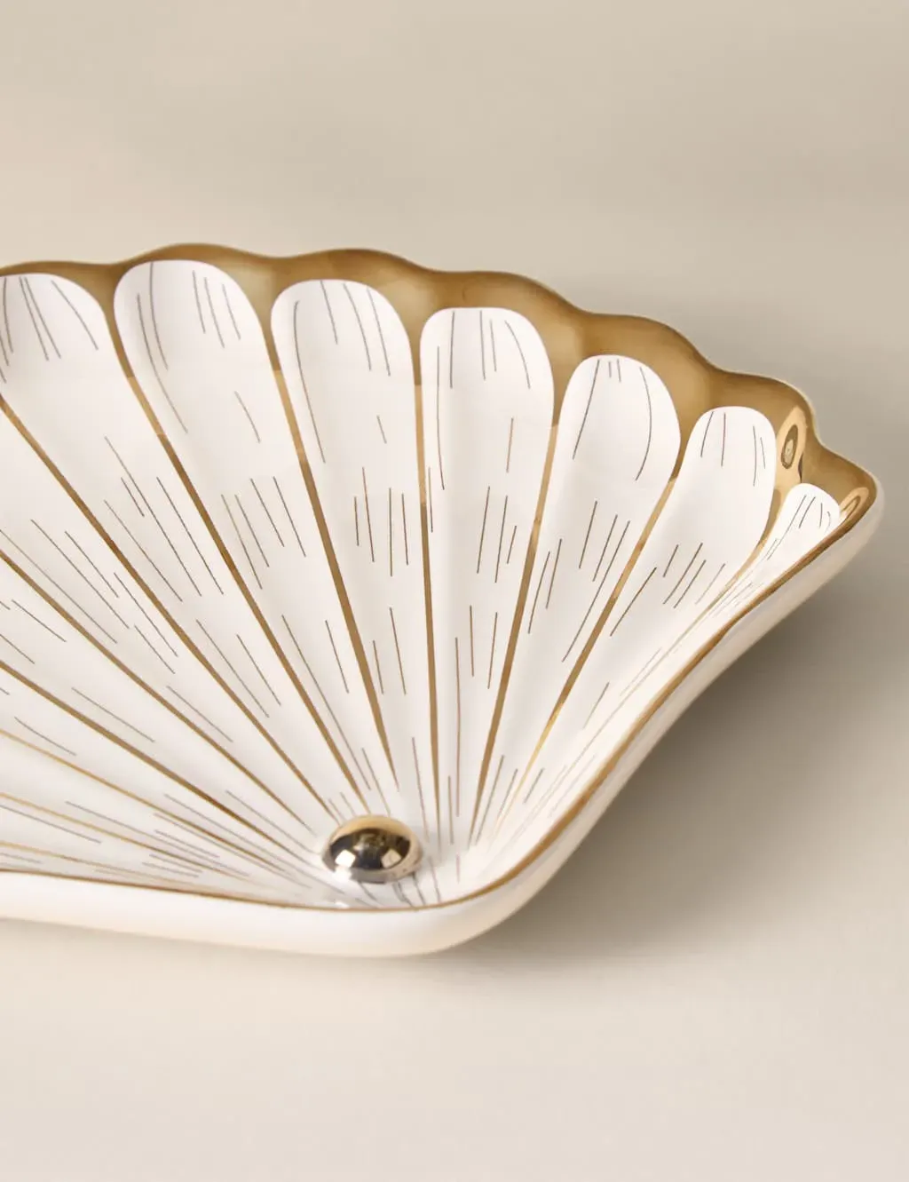 Shell Platter - Gold, China image
