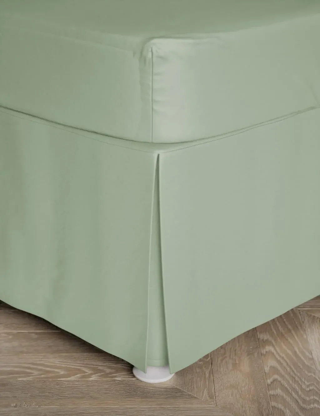 Single Base Valance Sheet - Sage, Cotton image