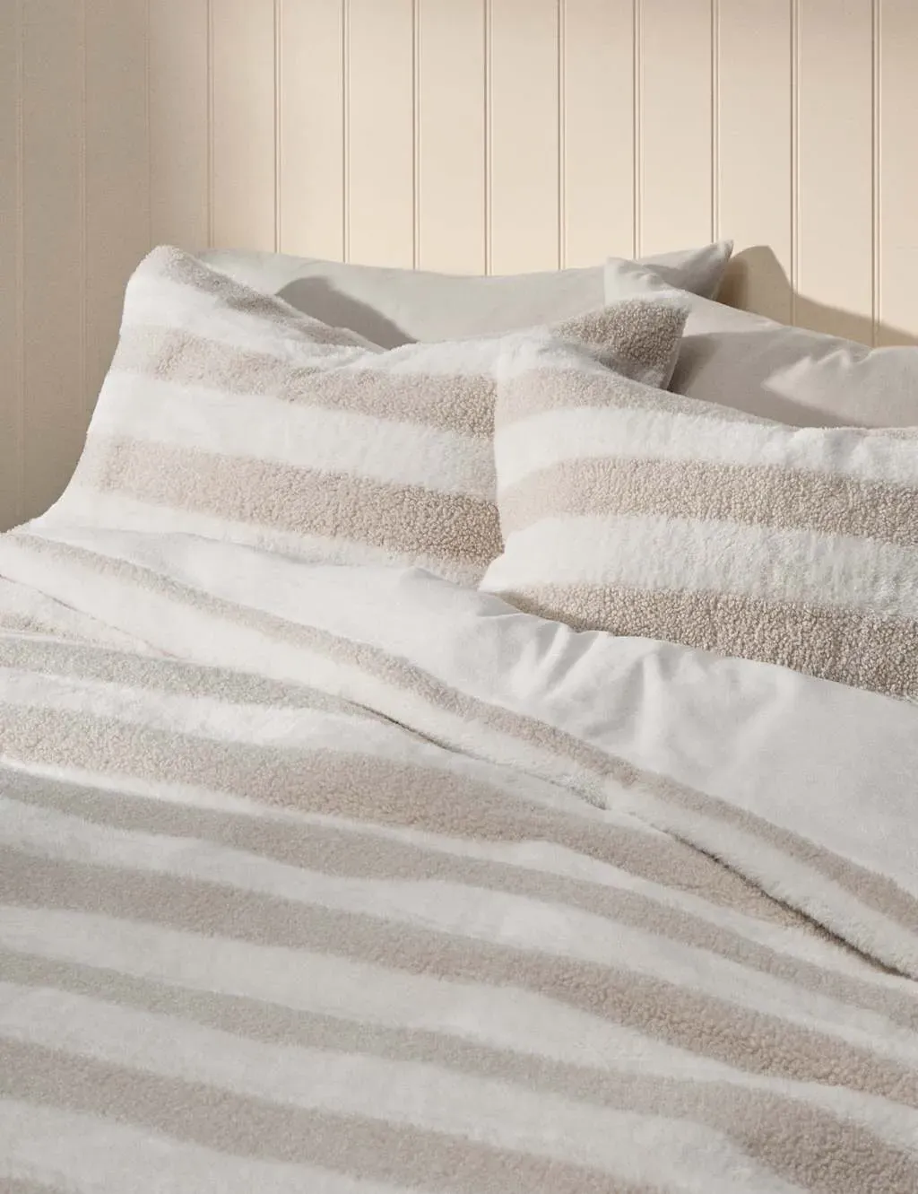 Single Bedding Set Striped - Natural Mix image