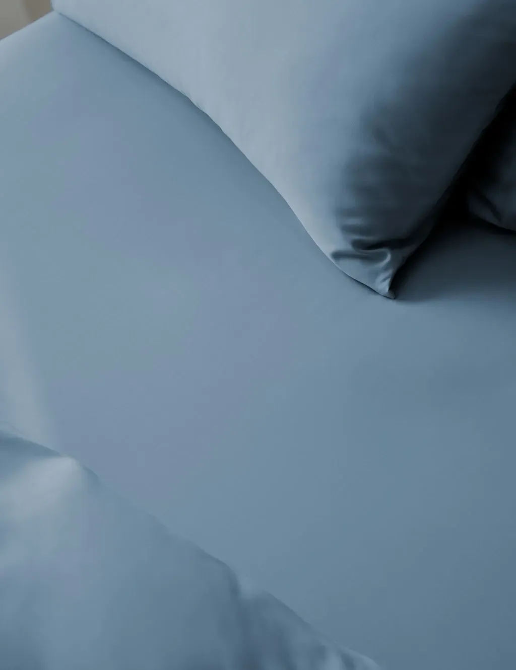 Single Fitted Sheet Multi-Depth - Denim, Lyocell image