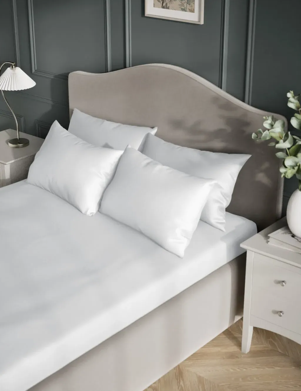 Single Flat Sheet 400 Thread Count - White image