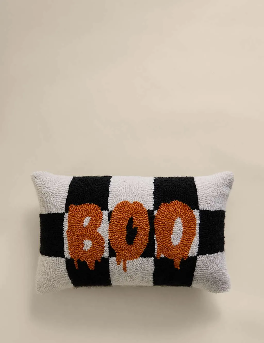 Slogan Cushion with Pattern - Multi image