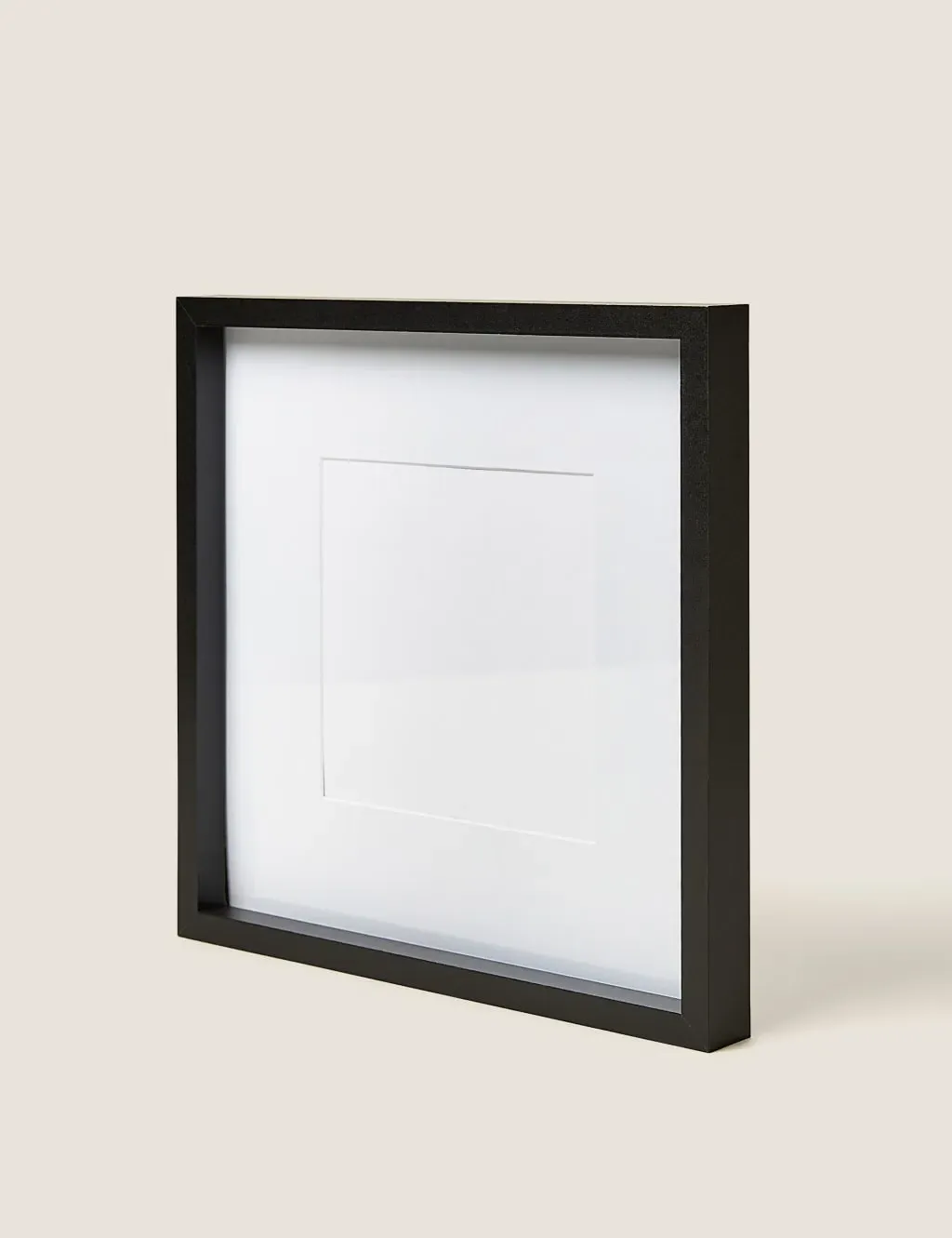 Square Photo Frame 6x6 inch - White, Wood image