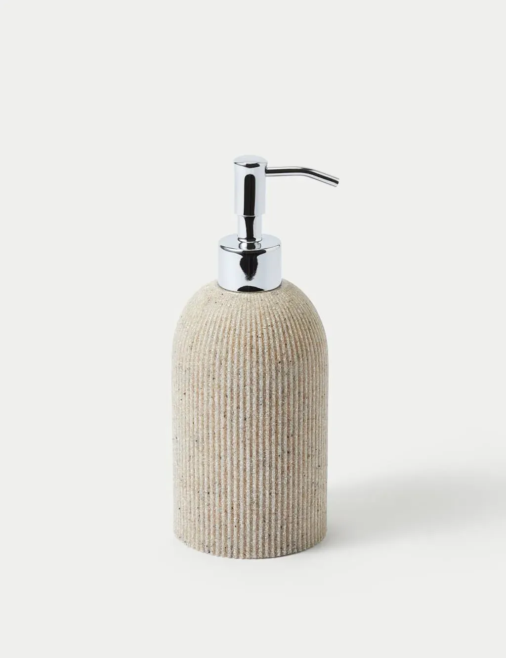 Stone Effect Soap Dispenser - Natural