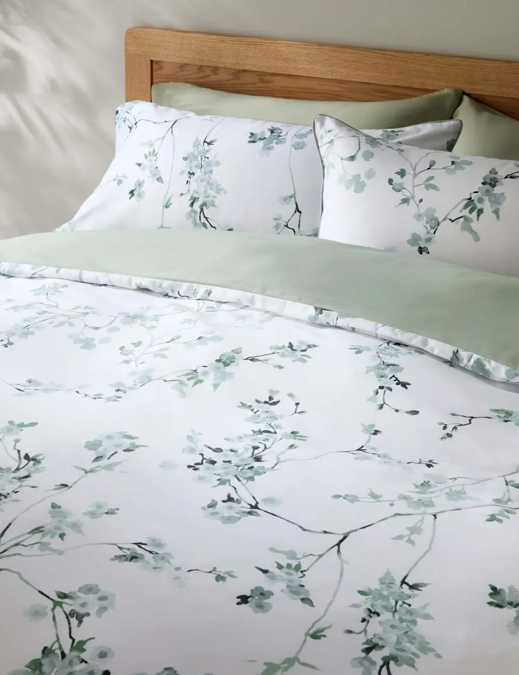 Super King Bedding Set Cherry Blossom - Cotton Sateen