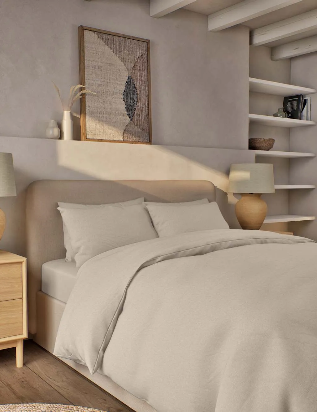 Super King Bedding Set - Pure Brushed Cotton